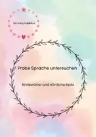 Vorschau - Test - Probe Satzglieder und Bindewörter - Deckblatt