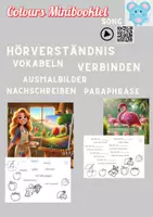 Vorschau - Arbeitsblätter - Colours Minibooklet - Deckblatt