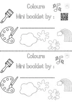 Vorschau - Arbeitsblätter - Colours Minibooklet - Seite 1