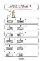 Vorschau - Arbeitsblätter - Addition verstehen & lernen - Zahlenraum 10 - Seite 3