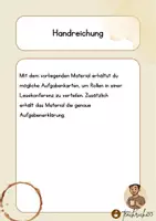 Vorschau - Aufgabenkarten - Aufgabenkarten Lesekonferenz - Seite 1