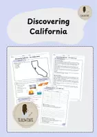 Vorschau - Arbeitsblätter - Discovering California (inkl. Musterlösung) - Deckblatt