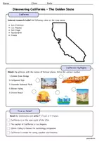 Vorschau - Arbeitsblätter - Discovering California (inkl. Musterlösung) - Seite 1