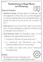 Vorschau - Arbeitsblätter - Muttertag Bastelvorlage - Blume zum Aufklappen (Growth Mindset) - Seite 3