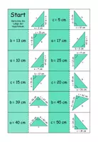 Vorschau - Spiele - Domino Satz des Pythagoras (Hypotenuse berechnen) - Deckblatt