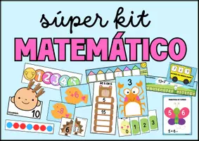 Vista previa - Unidades / Secuencias / Situaciones de Aprendizaje - SÚPER KIT MATEMÁTICO - infantil y primaria - Portada