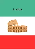 Vorschau - Unterrichtsreihen - In città - In der Stadt - Deckblatt