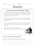 Vorschau - Arbeitsblätter - Mediation Edinburgh Scotland Englisch - Deckblatt