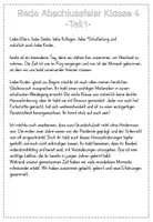 Vorschau - Anderer Materialtyp - Rede Abschlussfeier Klasse 4 – Vorlage Grundschule (veränderbar & sofort einsetzbar) - Seite 2