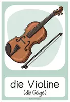 Vorschau - Poster - INSTRUMENTE - Bild- und Wortkarten - Seite 1