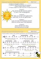 Vorschau - Arbeitsblätter - Sommerlieder - Stimmbildung, Warm-Ups, Rhythmusübungen etc - Seite 2