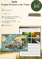 Vorschau - Arbeitsblätter - Comic: Exogene Kräfte in Tropen - Deckblatt