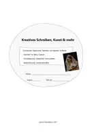 Vorschau - Unterrichtsreihen - Kreatives Schreiben, Kunst & mehr: Spanische Tänzerin mit Spitzen-Schleier (Mary Cassatt) - Deckblatt