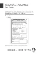 Vorschau - Arbeitsblätter - Bestimmen von Oxidationszahlen - Alkohole - Arbeitsblatt - Deckblatt