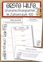 Vorschau - Anderer Materialtyp - Erste Hilfe Helfen ist wichtig - Deckblatt