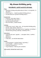 Vorschau - Arbeitsblätter - Schreibplan Step by Step: My dream birthday party - Seite 2