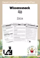 Vorschau - Arbeitsblätter - Wissenssnack: Zölle - Deckblatt