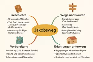 Vorschau - Arbeitsblätter - Arbeitsblätter zum Thema "Jakobsweg" + Lösung & MP3 + Mindmap + Infografik - Seite 2