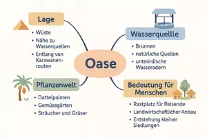 Vorschau - Arbeitsblätter - Arbeitsblatt "Oase" + Onlineübung & MP3 + Mindmap + Infografik - Seite 3