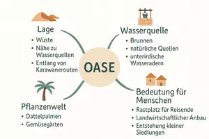 Vorschau - Arbeitsblätter - Arbeitsblatt "Oase" + Onlineübung & MP3 + Mindmap + Infografik - Seite 2