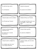 Vorschau - Spiele - 24 Lesekarten für eine Lesekette mit Bewegungen - Seite 1