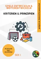 Vorschau - Unterrichtsreihen - Spiele Entwickeln - UV mit AB und Material für Passive - Deckblatt