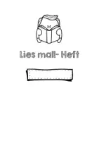 Vorschau - Stundenentwürfe - Lies- mal! - Heft. Lesemalblätter - Seite 1