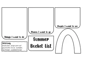 Vorschau - Arbeitsblätter - My Summer Bucket List - Flipbook - Seite 3