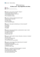 Vista previa - Evaluación - 📘📖 Cuatro pruebas de Lectura ✍️ sobre «Manolito Gafotas» de Elvira Lindo (Versión A/B) - página 1
