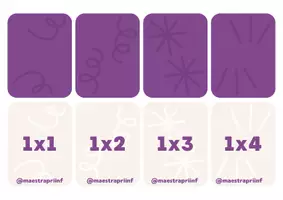 Vista previa - Tarjetas / Manipulativos - Tablero de multiplicación con tarjetas. - página 2