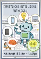 Vorschau - Arbeitsblätter - Künstliche Intelligenz entdecken - Arbeistheft | Grundschule - Deckblatt