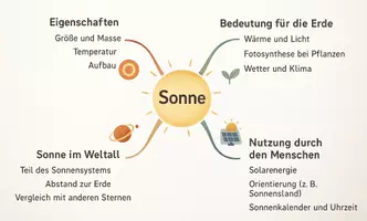 Vorschau - Arbeitsblätter - Arbeitsblatt "Sonne" + Onlineübung & MP3 + Mindmap + Infografik - Seite 3
