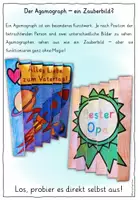 Vorschau - Arbeitsblätter - Vatertag Bastelvorlage / Agamograph Kunstprojekt - Seite 1