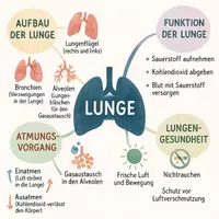 Vorschau - Arbeitsblätter - Arbeitsblatt "Lunge" + Onlineübung & MP3 + Mindmap + Infografik - Seite 3