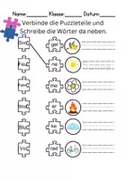 Vorschau - Arbeitsblätter - Sommer Silben/Wortschatz DaZ/DaF, deutsch - Seite 3