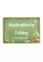 Vorschau - Arbeitsblätter - Abschreibkartei - Frühling - Seite 3