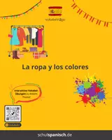 Vorschau - Bildkarten - Redekarten "La ropa y los colores" - Seite 1