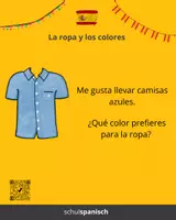 Vorschau - Bildkarten - Redekarten "La ropa y los colores" - Seite 3