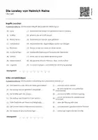 Vorschau - Arbeitsblätter - Die Loreley - Heinrich Heine (Übung + Material) - Seite 3