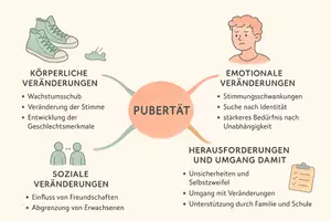 Vorschau - Arbeitsblätter - Arbeitsblatt "Pubertät" + Onlineübung & MP3 + Mindmap + Infografiken - Seite 3