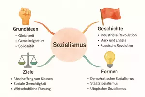 Vorschau - Arbeitsblätter - Arbeitsblätter zum Thema "Sozialismus" + Lösung & MP3 + Mindmap + Infografik - Seite 2