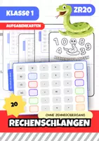 Vorschau - Aufgabenkarten - Rechenschlangen ZR 20 ohne Übergang - Deckblatt