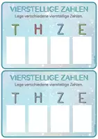 Vorschau - Poster - Zahlenraum 1 Million - vierstellige Zahlen bilden_Plakate und Ziffernkarten - Seite 3