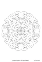Vorschau - Mal- und Bastelvorlagen - Mandalas zum Prickeln - Seite 3