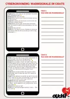 Vorschau - Arbeitsblätter - Cybergrooming - Warnsignale in Chats - Seite 3