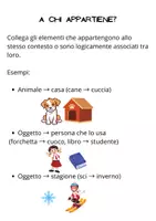 anteprima - Materiale di supporto/inclusione - Chi appartiene A CHI? Giochi di associazioni logiche! - Pagina 1