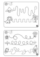 Vorschau - Arbeitsblätter - Nachspurheft - Heftchen mit graphomotorischen Übungen - Seite 2