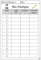 Vorschau - Arbeitsblätter - Dehnungs-h Lernstationen stummes h Deutsch 3. Klasse 4. Klasse - Seite 1