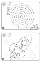 Vorschau - Arbeitsblätter - Nachspurheft - Heftchen mit graphomotorischen Übungen - Seite 3