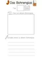 Vorschau - Arbeitsblätter - Bohnentagebuch Foto Arbeitsblatt - Seite 3